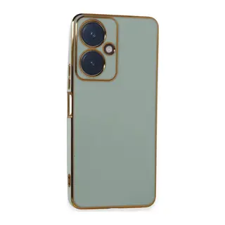 Vivo Y27 Uyumlu Kılıf Volet Silikon - Açık Yeşil