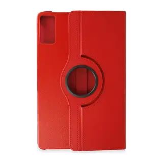Xiaomi Redmi Pad SE Uyumlu Kılıf 360 Tablet Deri Kılıf - Kırmızı