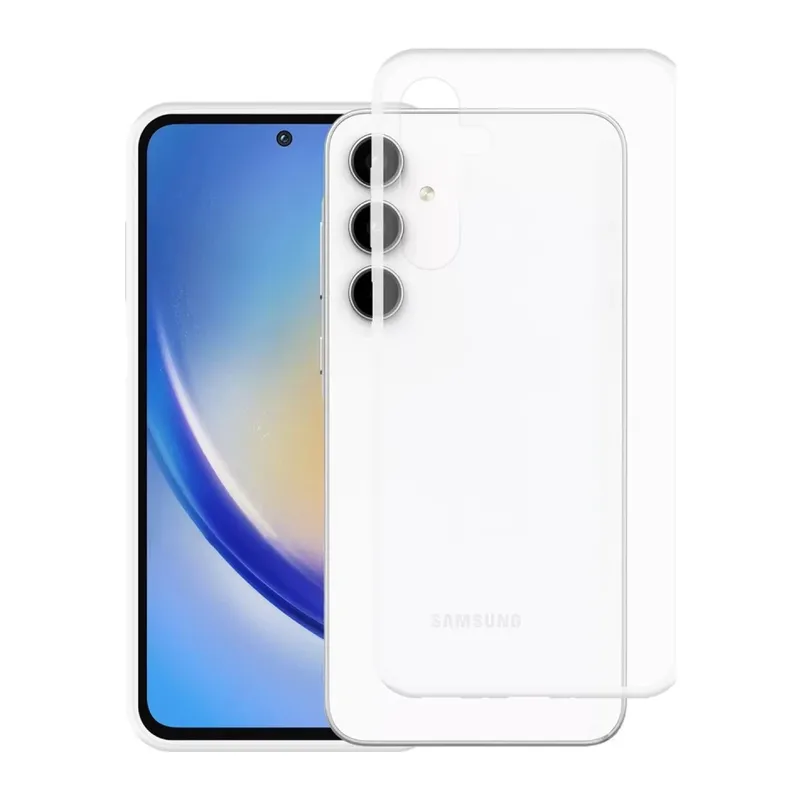 Samsung Galaxy A35 5G Uyumlu Kılıf Lüx Şeffaf Silikon