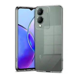 Vivo Y17S Uyumlu Kılıf Lüx Şeffaf Silikon