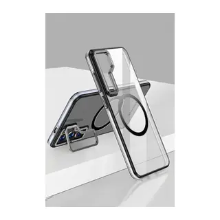 Joko Samsung Galaxy S24 Uyumlu Crystal Magsafe Kapak - Siyah