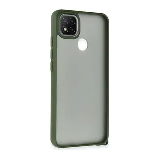 Xiaomi Redmi 9C Uyumlu Kılıf Elegant Kapak - Yeşil