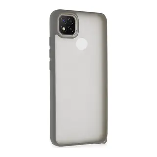 Xiaomi Redmi 9C Uyumlu Kılıf Elegant Kapak - Titan Gri