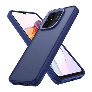 Xiaomi Redmi 12C Uyumlu Kılıf Elegant Kapak - Lacivert