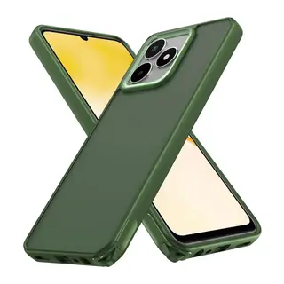 Realme C53 Uyumlu Kılıf Elegant Kapak - Yeşil