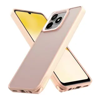 Realme C53 Uyumlu Kılıf Elegant Kapak - Pudra
