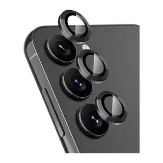 Samsung Galaxy A24 4G Uyumlu Valdez Metal Kamera Lens - Siyah
