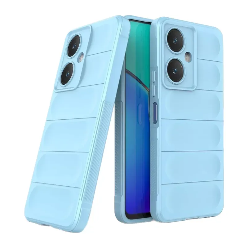 Vivo Y27 Uyumlu Kılıf Optimum Silikon - Sky Blue