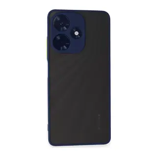 İnfinix Hot 30 4G Uyumlu Kılıf Montreal Silikon Kapak - Lacivert