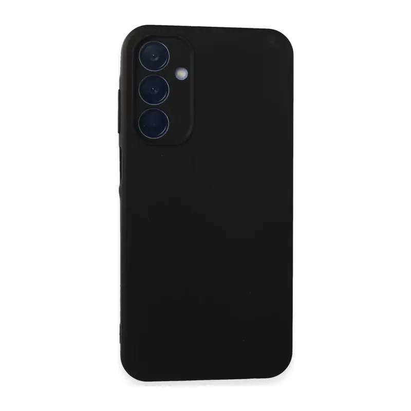 Samsung Galaxy A25 5G Uyumlu Kılıf Nano içi Kadife Silikon - Siyah