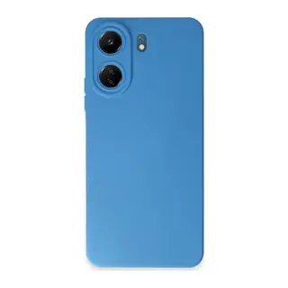Xiaomi Redmi 13C Uyumlu Kılıf Nano içi Kadife Silikon - Mavi