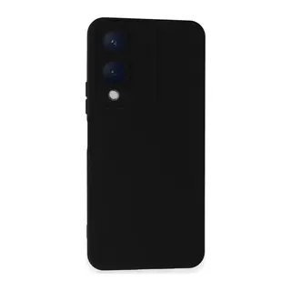 Vivo Y17S Uyumlu Kılıf Nano içi Kadife Silikon - Siyah