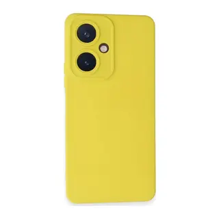Vivo Y27 Uyumlu Kılıf Nano içi Kadife Silikon - Sarı