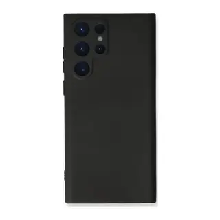 Samsung Galaxy S24 Ultra Uyumlu Kılıf Nano içi Kadife Silikon - Siyah