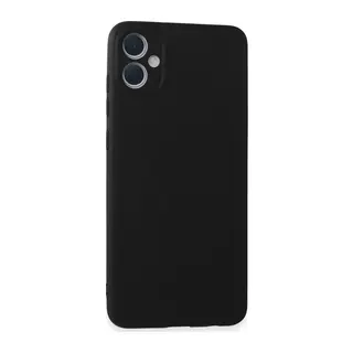 Samsung Galaxy A05 Uyumlu Kılıf First Silikon - Siyah