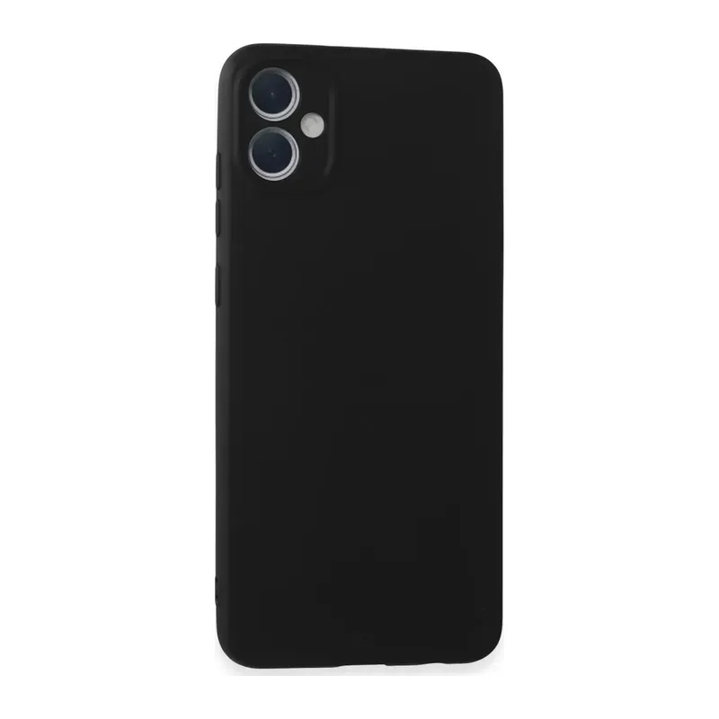 Samsung Galaxy A05 Uyumlu Kılıf First Silikon - Siyah