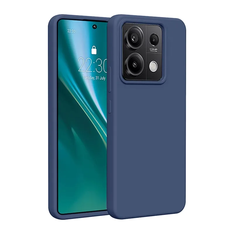 Xiaomi Redmi Note 13 4G Uyumlu Kılıf First Silikon - Lacivert