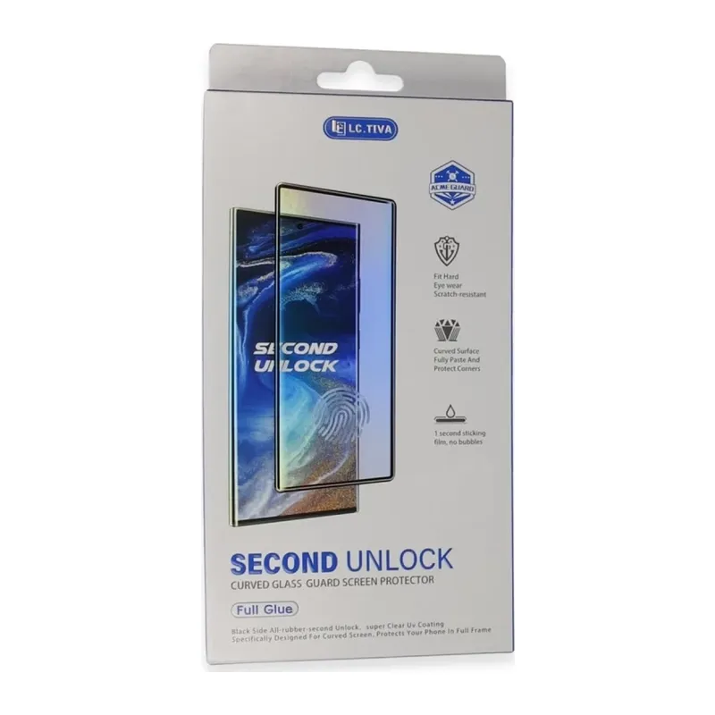 Samsung Galaxy S24 Ultra Uyumlu Durable Full Glue Curved Cam
