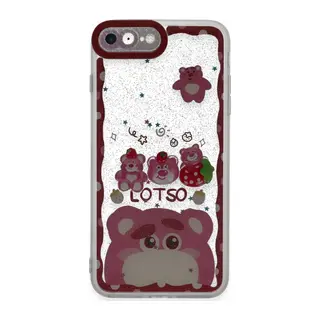 Apple iPhone 7 Uyumlu Kılıf Sweet Desenli Silikon Kapak - Pembe