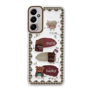 Samsung Galaxy A15 4G Uyumlu Kılıf Sweet Desenli Silikon Kapak - Şeffaf