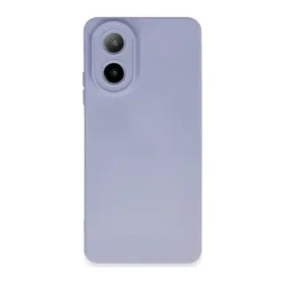 Oppo A38 Uyumlu Kılıf Nano içi Kadife Silikon - Lila