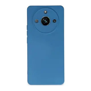 Realme 11 Pro Uyumlu Kılıf Nano içi Kadife Silikon - Mavi