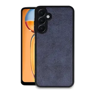 Samsung Galaxy A25 5G Uyumlu Kılıf Aras Deri Kapak - Lacivert
