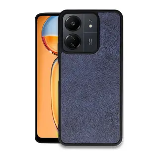 Xiaomi Redmi 13C Uyumlu Kılıf Aras Deri Kapak - Lacivert