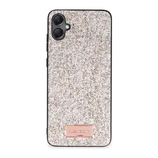 Onegif Samsung Galaxy A05 Uyumlu Bright Simli Kapak - Gold