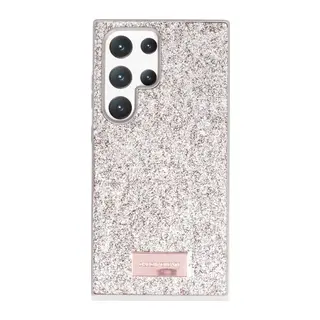 Onegif Samsung Galaxy S23 Ultra Uyumlu Bright Simli Kapak - Gold