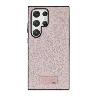 Onegif Samsung Galaxy S23 Ultra Uyumlu Bright Simli Kapak - Pembe