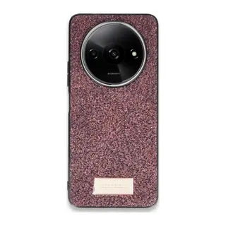 Onegif Xiaomi Redmi A3 4G Uyumlu Bright Simli Kapak - Derin Mor