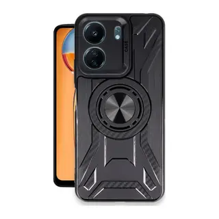 Xiaomi Redmi 13C Uyumlu Kılıf Lincoln Silikon - Siyah