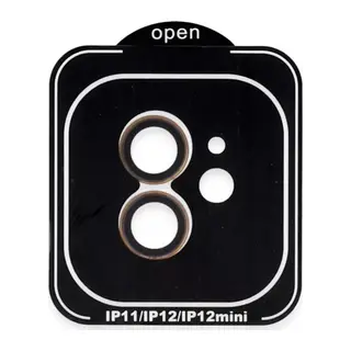 Joko Apple iPhone 11 Uyumlu PVD Metal Kamera Lens - Turuncu