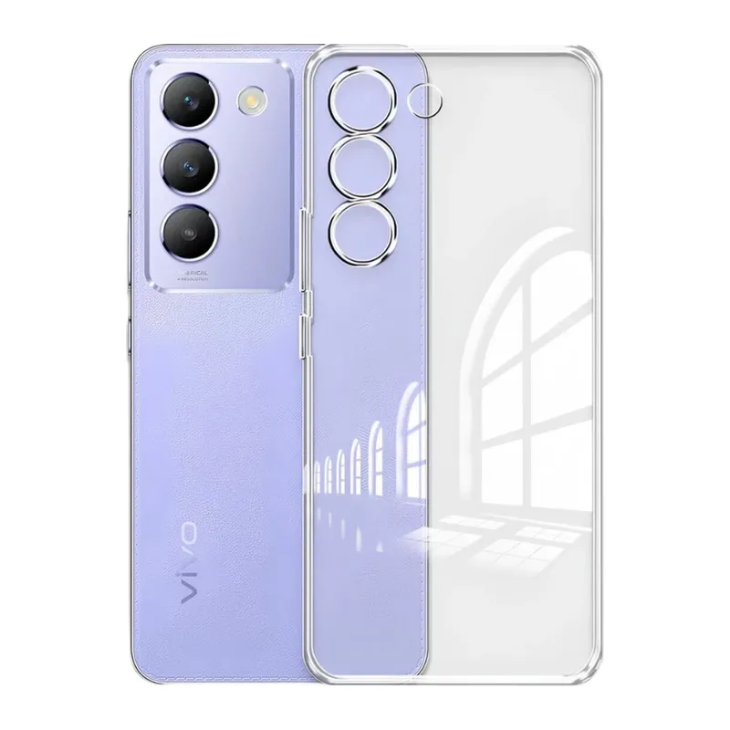 Vivo V30 Lite 4G Uyumlu Kılıf Lüx Şeffaf Silikon