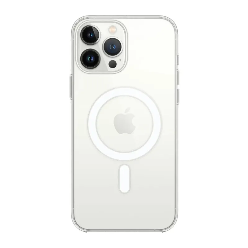 Apple iPhone 16 Pro Max Uyumlu Kılıf Pc Real Magsafe Kapak - Şeffaf