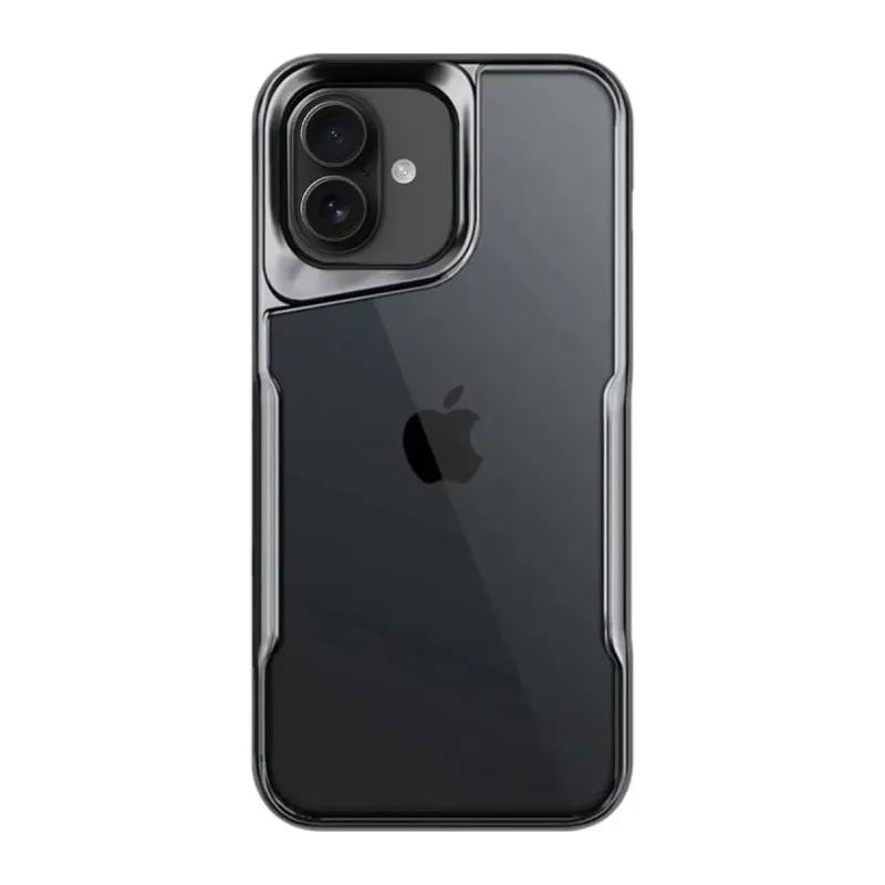 Apple iPhone 16 Uyumlu Kılıf Boyi Silikon Kapak - Titan Gri