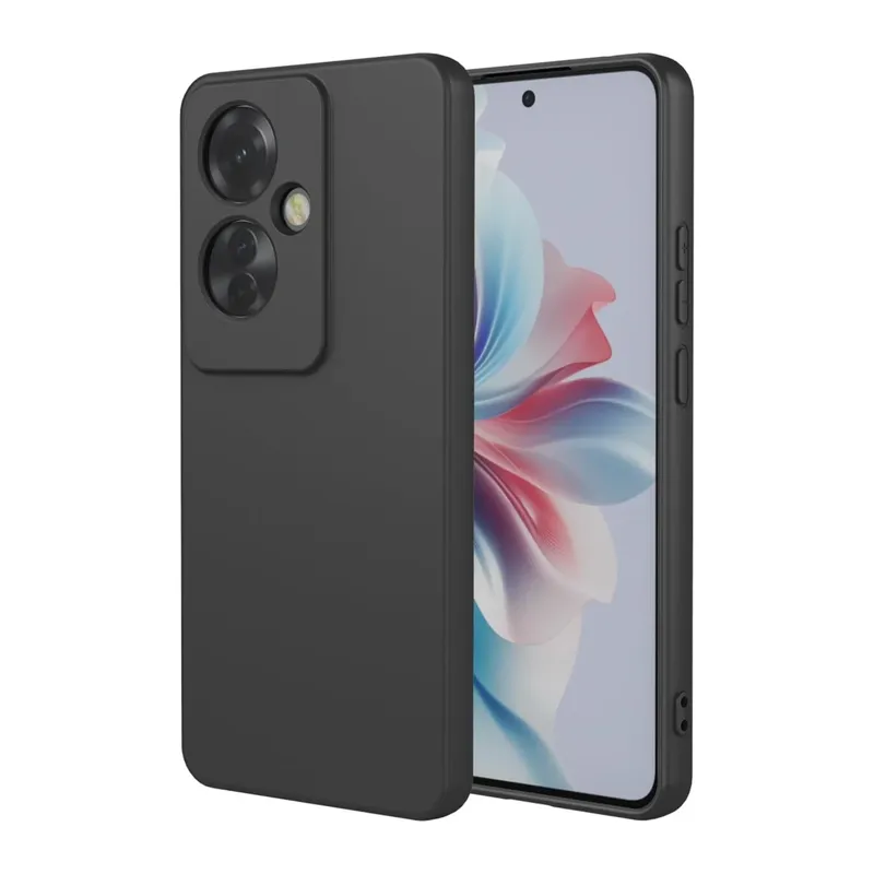Oppo Reno 11F Uyumlu Kılıf First Silikon - Siyah