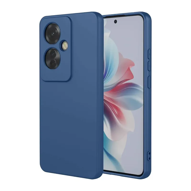 Oppo Reno 11F Uyumlu Kılıf First Silikon - Lacivert