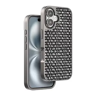 Venco Apple iPhone 16 Uyumlu Brand Kapak - Gümüş
