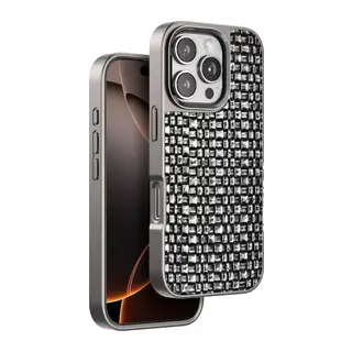 Venco Apple iPhone 16 Pro Max Uyumlu Brand Kapak - Gümüş