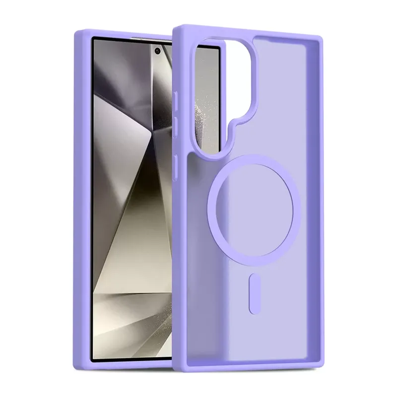 Joko Samsung Galaxy S24 Ultra Uyumlu Jota Magsafe Kapak - Lila