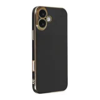 Apple iPhone 16 Uyumlu Kılıf Volet Silikon - Siyah