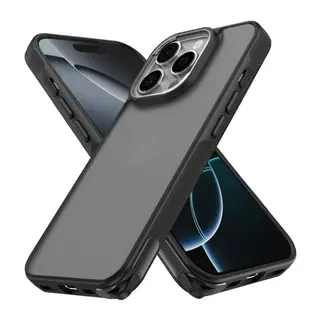 Apple iPhone 16 Pro Uyumlu Kılıf Elegant Kapak - Siyah