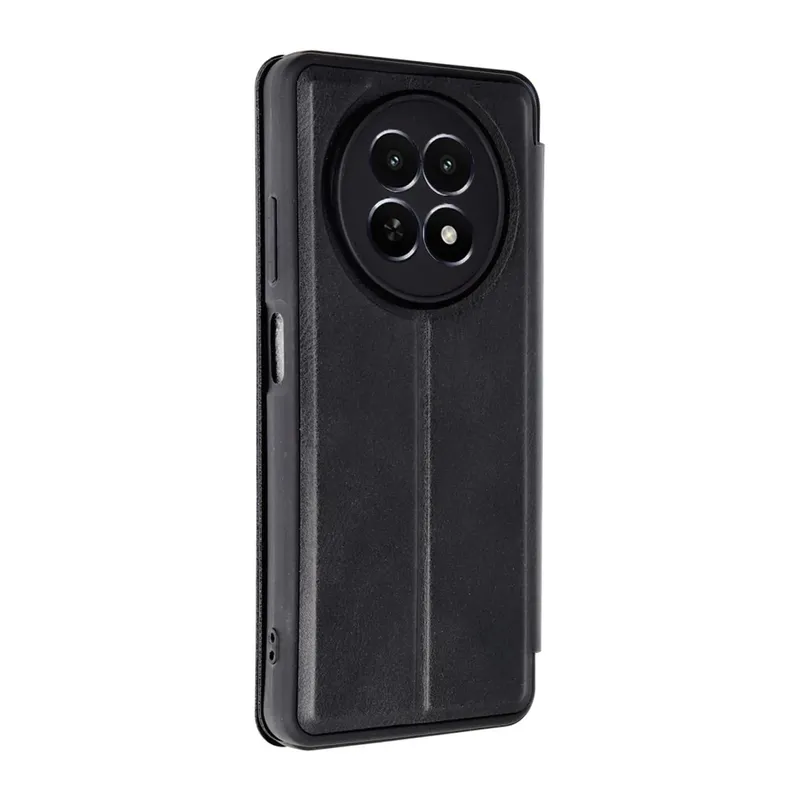 Realme 12 5G Uyumlu Kılıf Flip Cover - Siyah