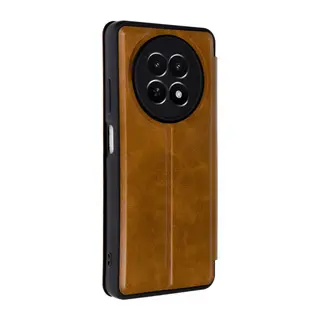 Realme 12 5G Uyumlu Kılıf Flip Cover - Taba