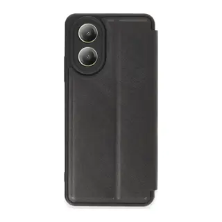 Oppo A38 Uyumlu Kılıf Flip Cover - Siyah