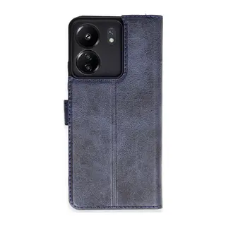 Xiaomi Redmi 13C Uyumlu Kılıf Trend S Plus Kapaklı Kılıf - Lacivert