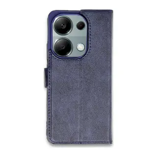 Xiaomi Redmi Note 13 Pro 4G Uyumlu Kılıf Trend S Plus Kapaklı Kılıf - Lacivert