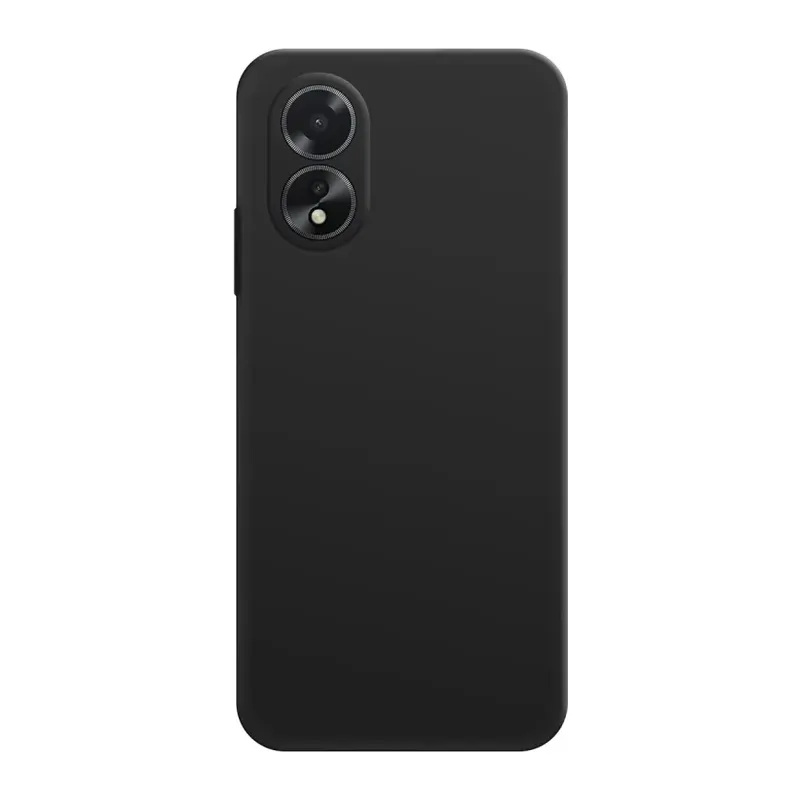 Oppo A38 Uyumlu Kılıf First Silikon - Siyah